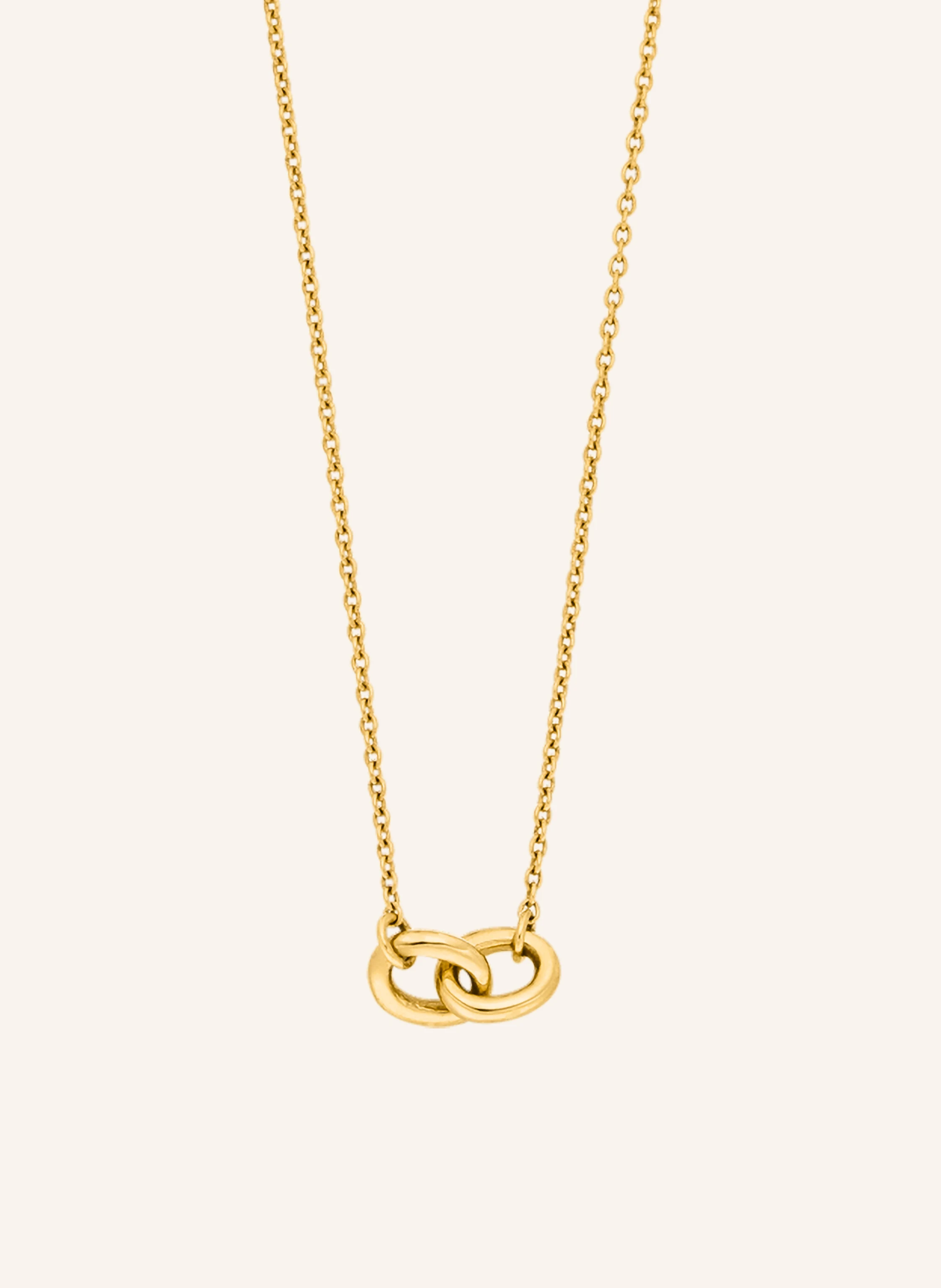 Leaf Halskette ETERNAL TOUCH aus 14 Karat Gelbgold
