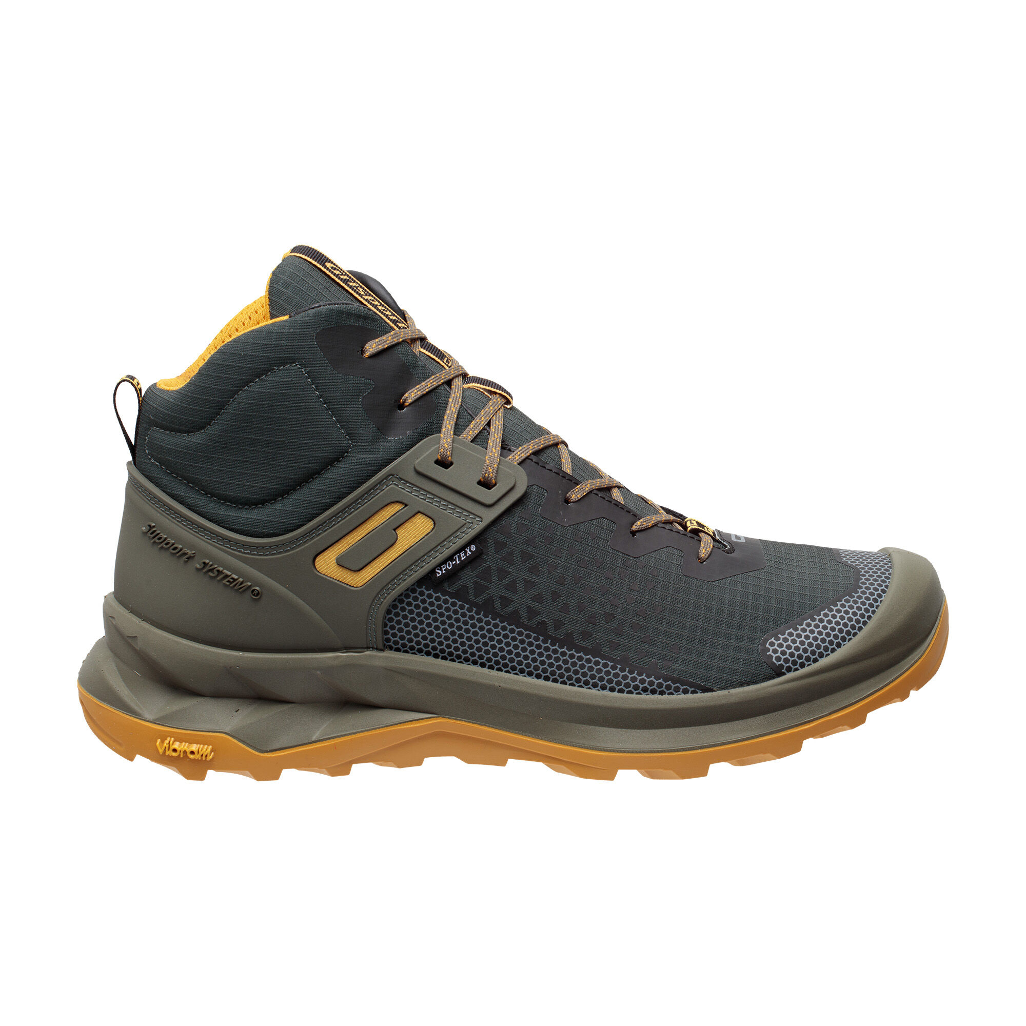 Grisport Explorer mid - Wandelschoenen - Groen / Geel - 41