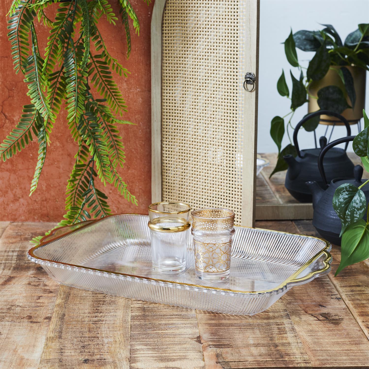 PLATEAU PLASTIQUE MIRAGE 41CM