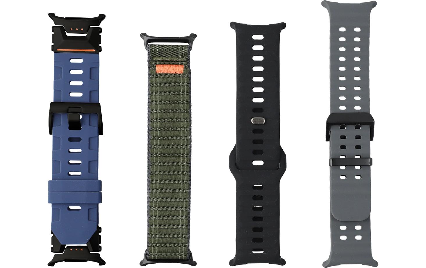 Watchband 4er Set Alpha für Samsung Galaxy Watch UltraWatchband 4er Set Alpha für Samsung Galaxy Watch Ultra, Schutzhülle im Set enthalten, Aufbewahrungstasche, Austauschbare Armband