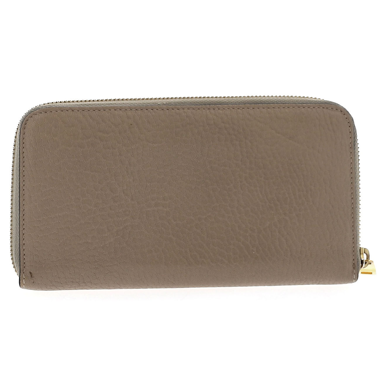 Chloé Portefeuille en Cuir taupe - Très bon état - 19x10 cm