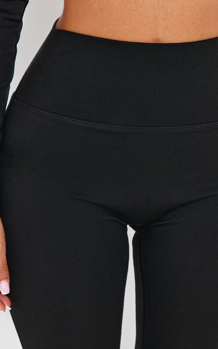 Noir Legging De Sport Taille Haute Sculptant Petite