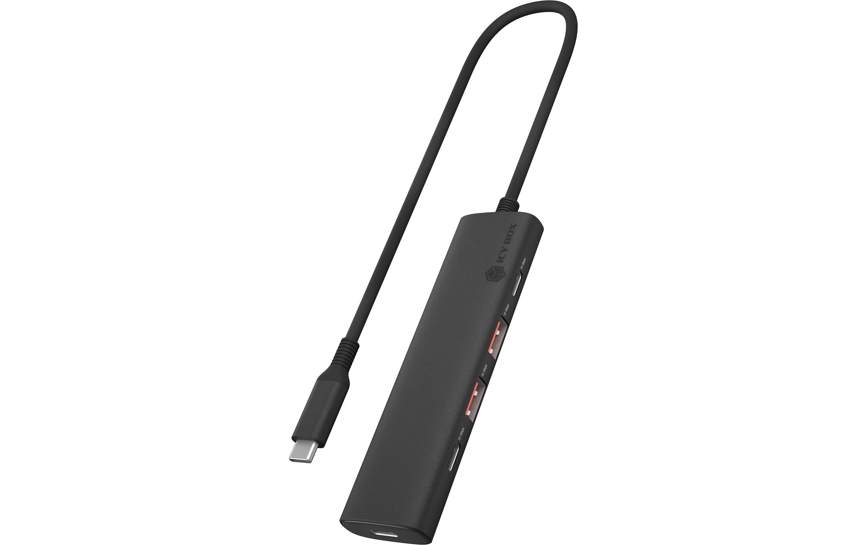 USB-Hub IB-HUB1437-CPD 4 Port USB 3.1 (Gen 2) Type-C4 Port Hub mit USB Type-C Anschluss und 1x 100W PD Port