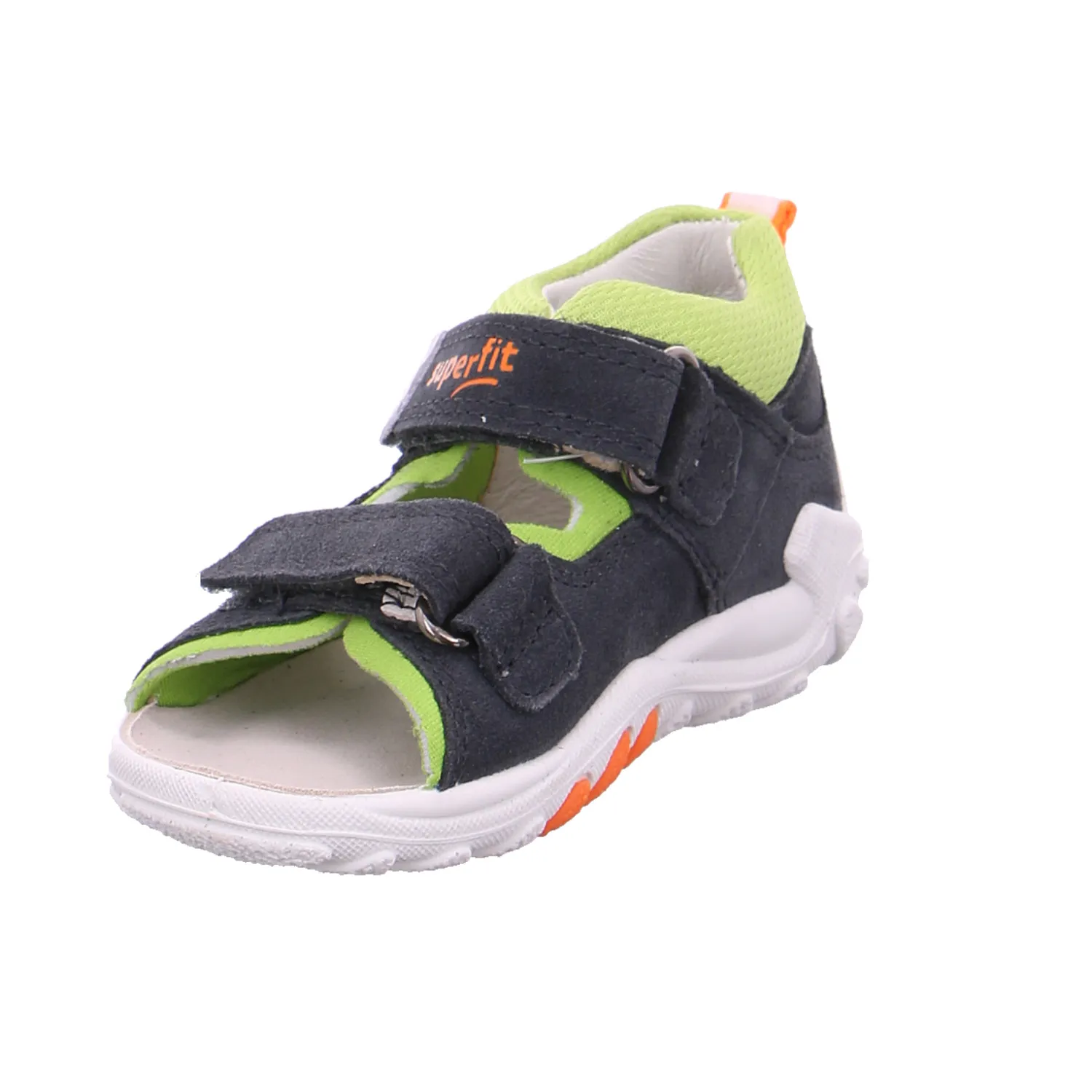 SUPERFIT Baby-Sandale Blau Leder  Jungen Minilette