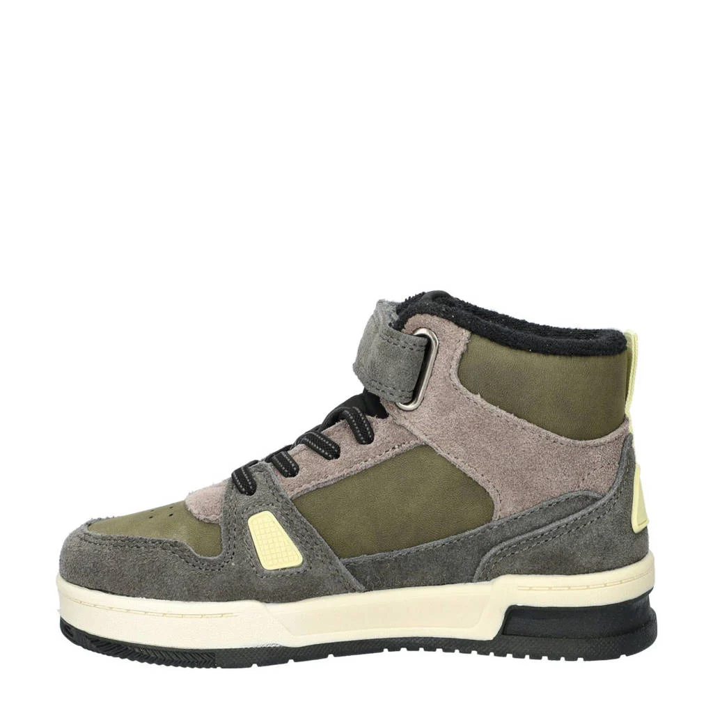 Nelson Kids suède sneakers groen