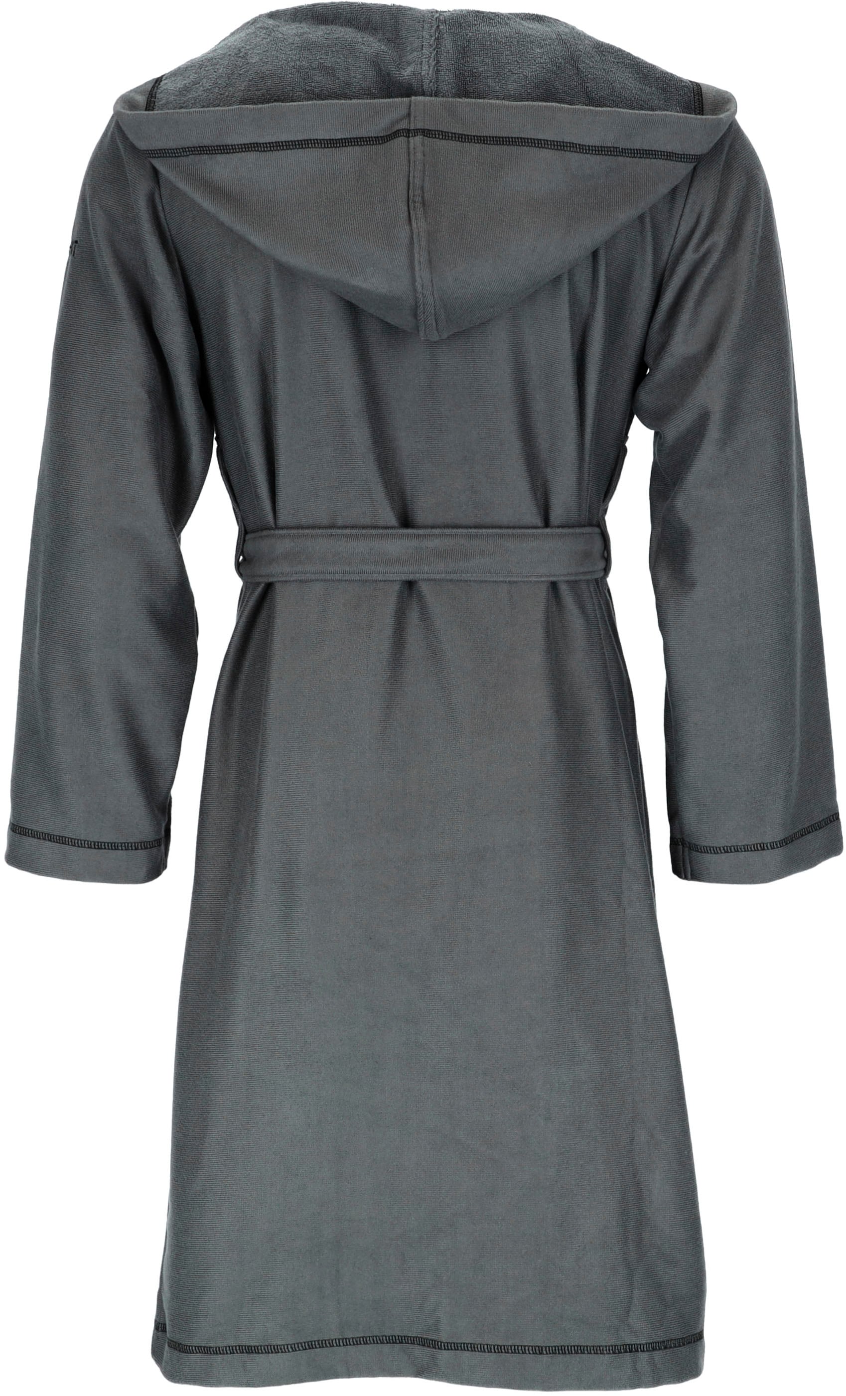 Esprit Unisex-Bademantel »Modern Life, ideal für Sauna & Spa, Hotelbademantel, Morgenmantel«, 1 Stk. Bunte Ziernähte