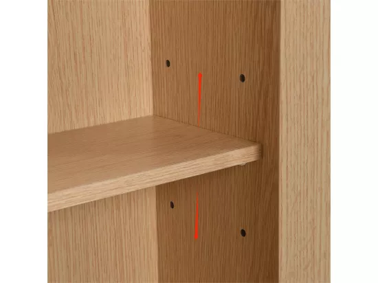 Meuble à chaussures en bois et rotin - 3 portes abattants et 1 tiroir - étagère réglable - Naturel