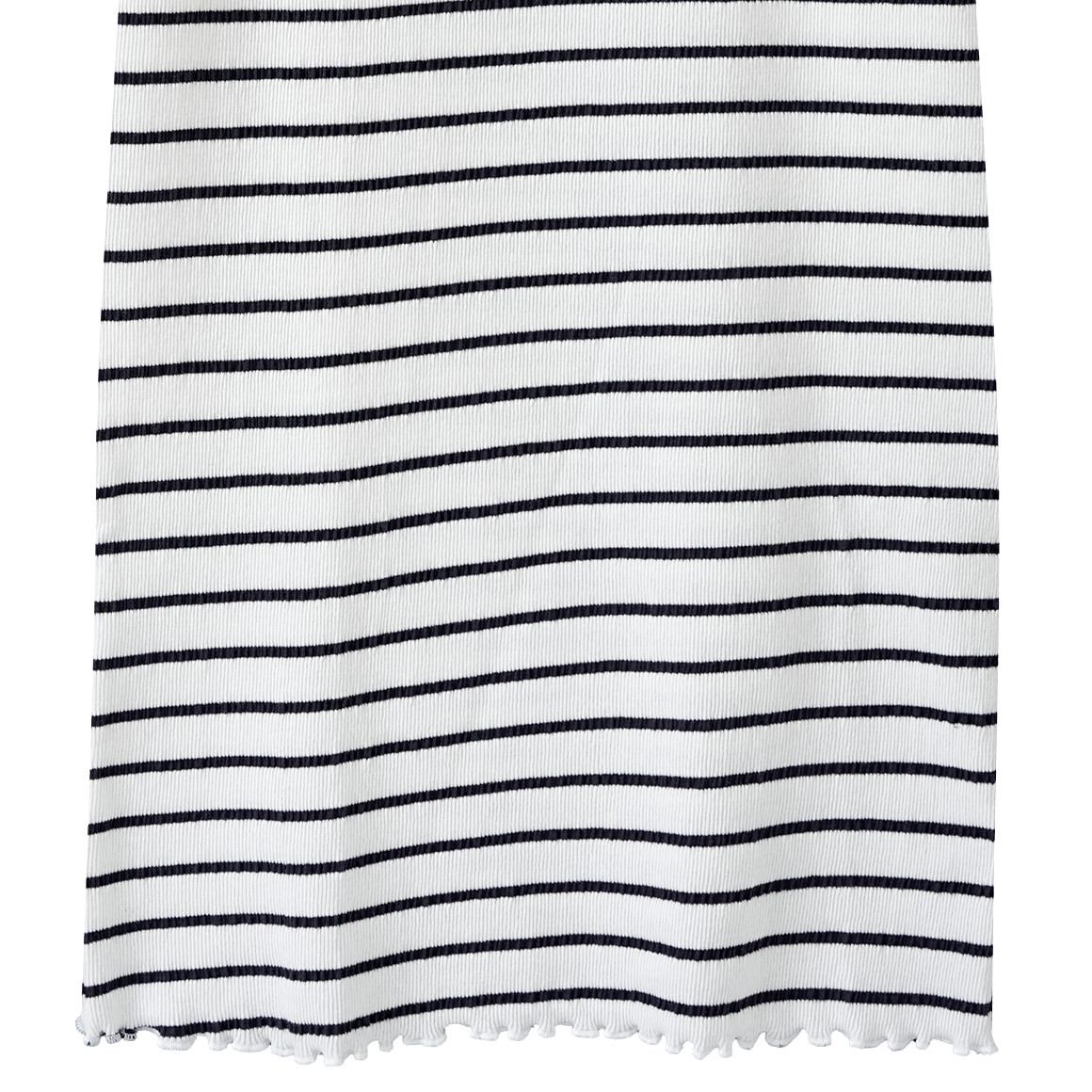 Yigga Mädchen Kleid mit Streifen weiss