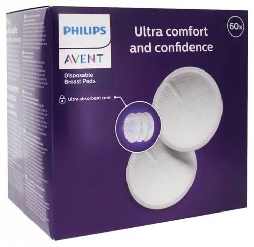Coussinets d'Allaitement Jetables Avent - 60  Coussinets