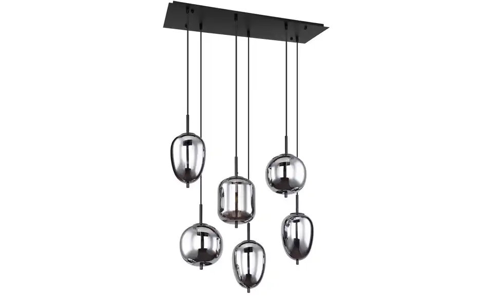 Pendelleuchte 120 cm 6-flammig 80 cm 34 cm