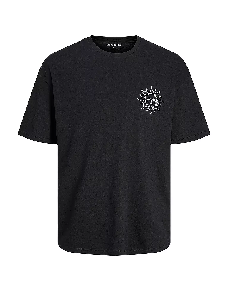 JACK & JONES T-Shirt JJMYSTIC schwarz