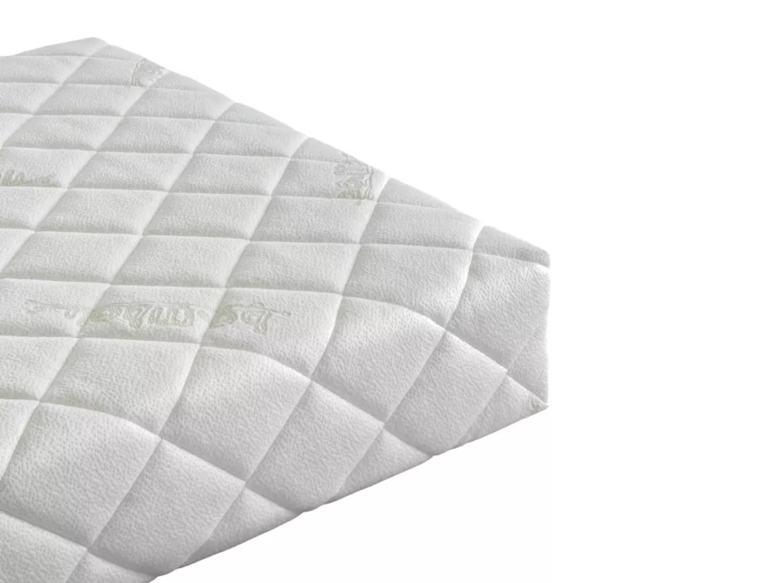 Matelas 140X190 DELTA SOJA Épaisseur18 CM - Déhoussable, Mémoire de forme Tissu Bambou