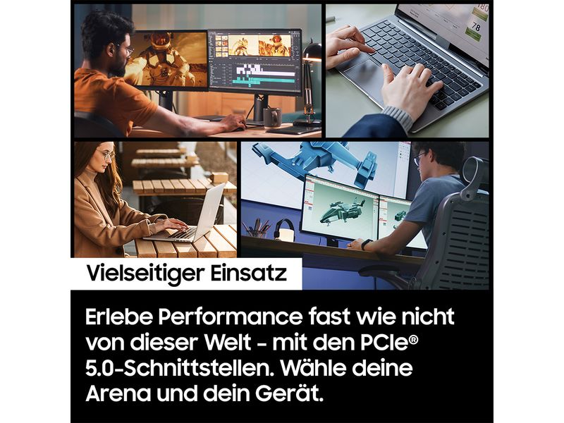 Samsung SSD 9100 PRO M.2 2280 NVMe 1000 GB M.2-Solid State Drive für anspruchsvolle Anwendungen und Workloads