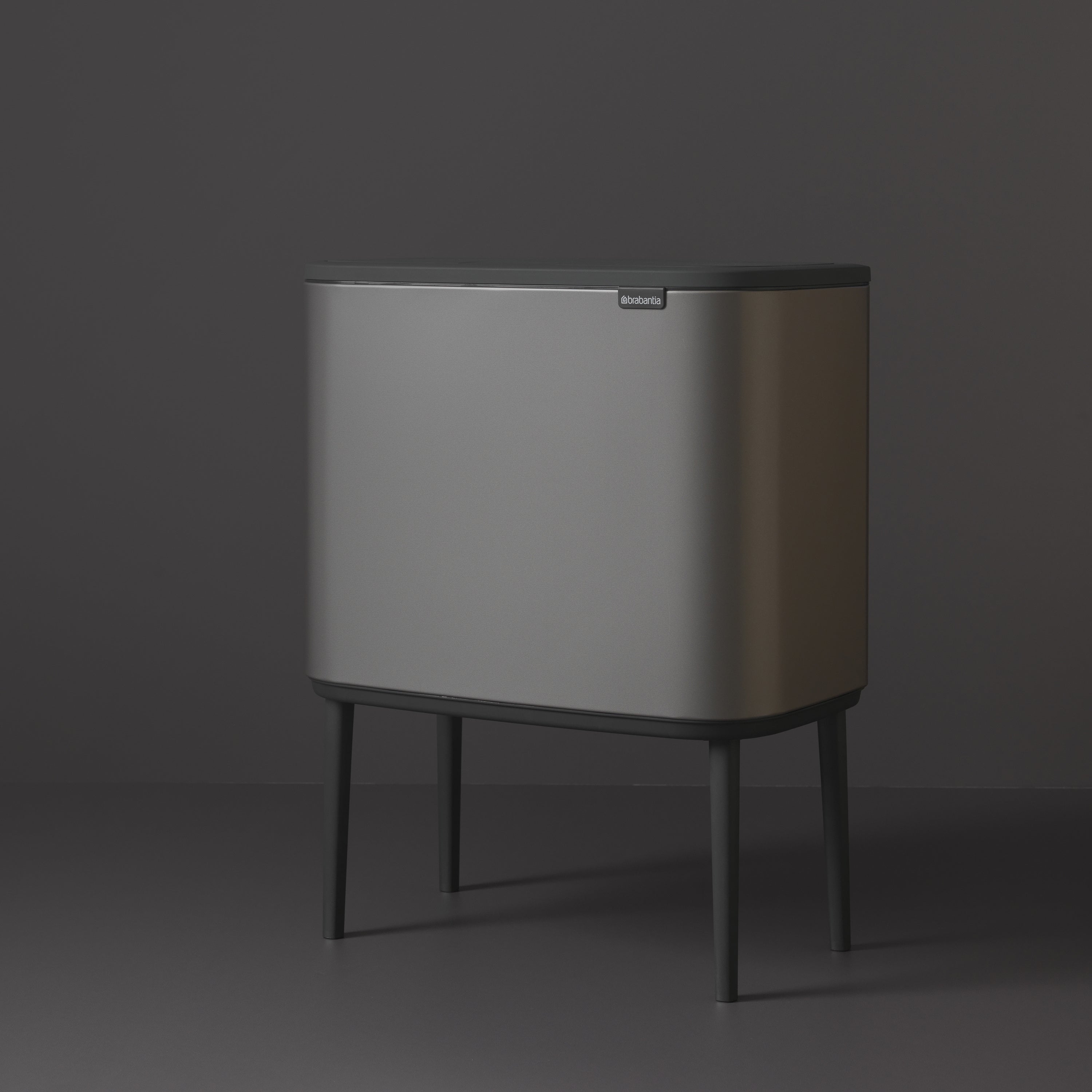 Brabantia Bo Touch Bin Afvalemmer 11 + 23 L - Platinum