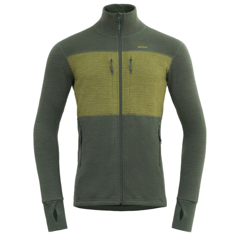 Egga Grid Merino Jacket - Polaire en laine mérinos homme