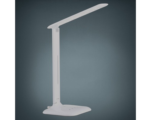 LED-kantoorlamp, dimbaar, 2,9W, 280 lm, 3000/6500 KH, 55 cm, Caupo wit