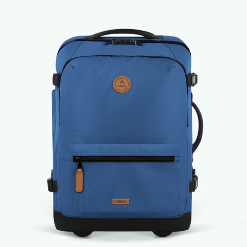 Valise souple 2 roues small Shiraz bleu