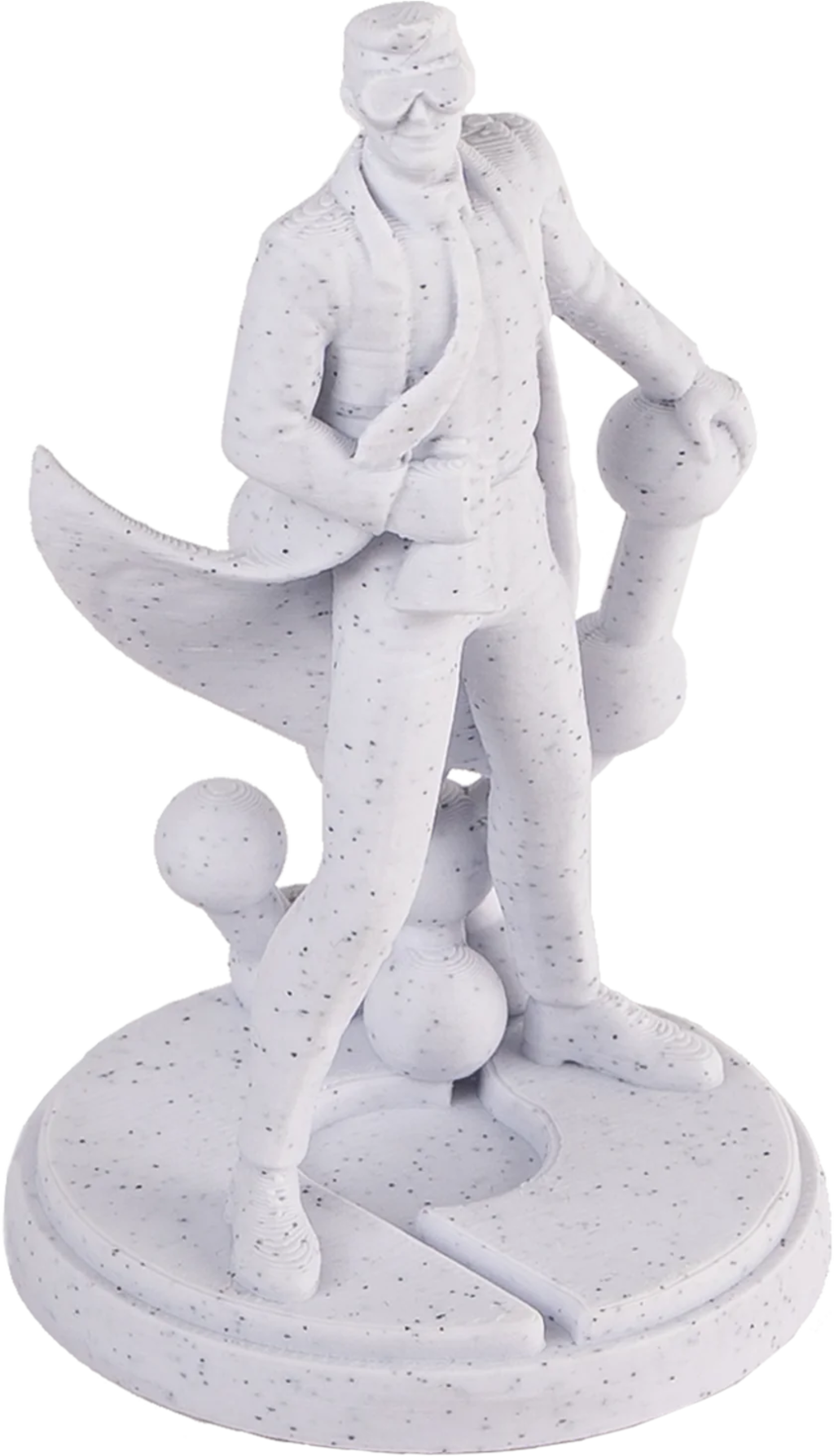 Polymaker  Panchroma™ PLA Marble White, 1,75 mm / 1000 g    Marmor-Optik in White für einzigartige 3D Druckkunst