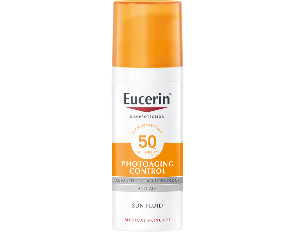 FLUÍDO EUCERIN SOLAR ROSTO SUNPHOTOAGING CONTROL SPF50 50ML