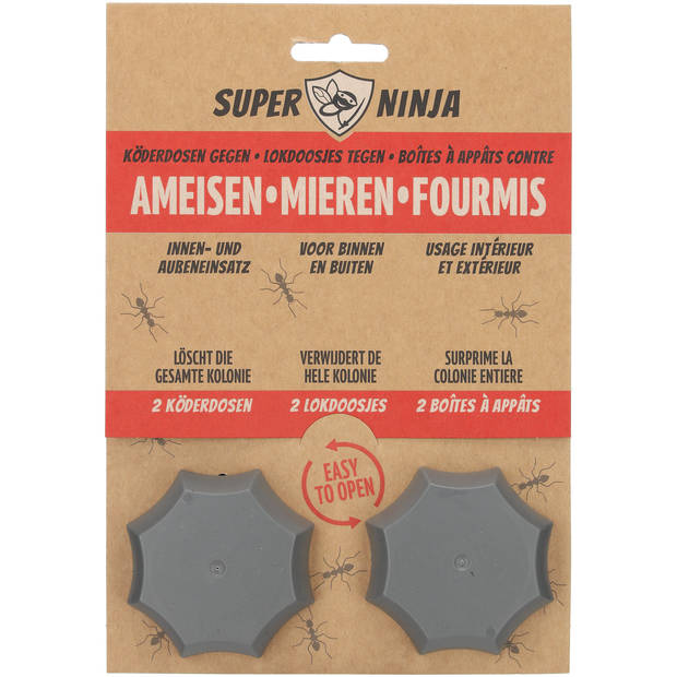 Super Ninja Mierenlokdoosjes 2-stuks