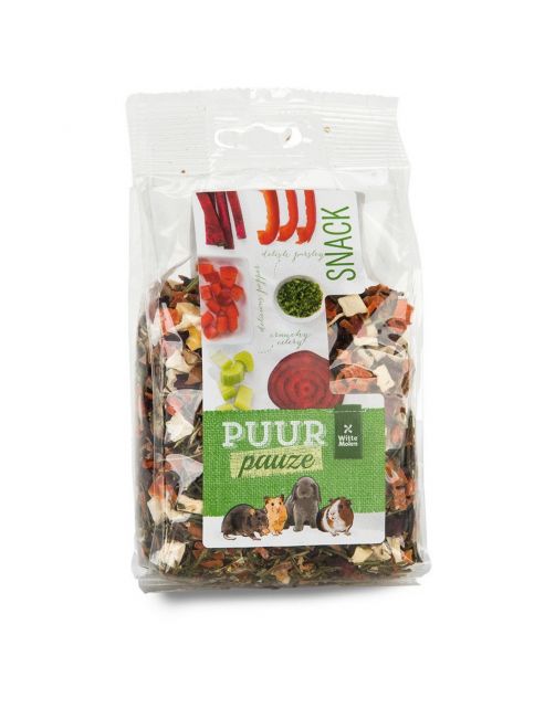 Witte Molen Puur Pauze Groenten- & Kruidensnack - Knaagdiersnack - 100 g