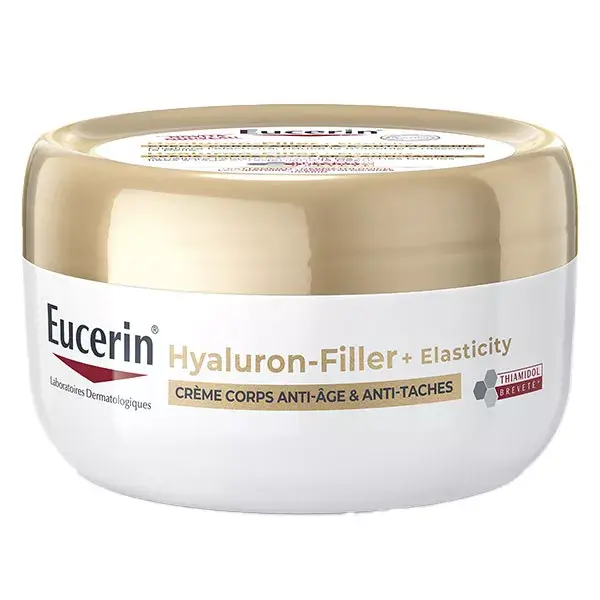 Eucerin Hyaluron-Filler + Elasticity Thiamidol Creme Corporal Antienvelhecimento e Anti-Manchas Escuras 200ml