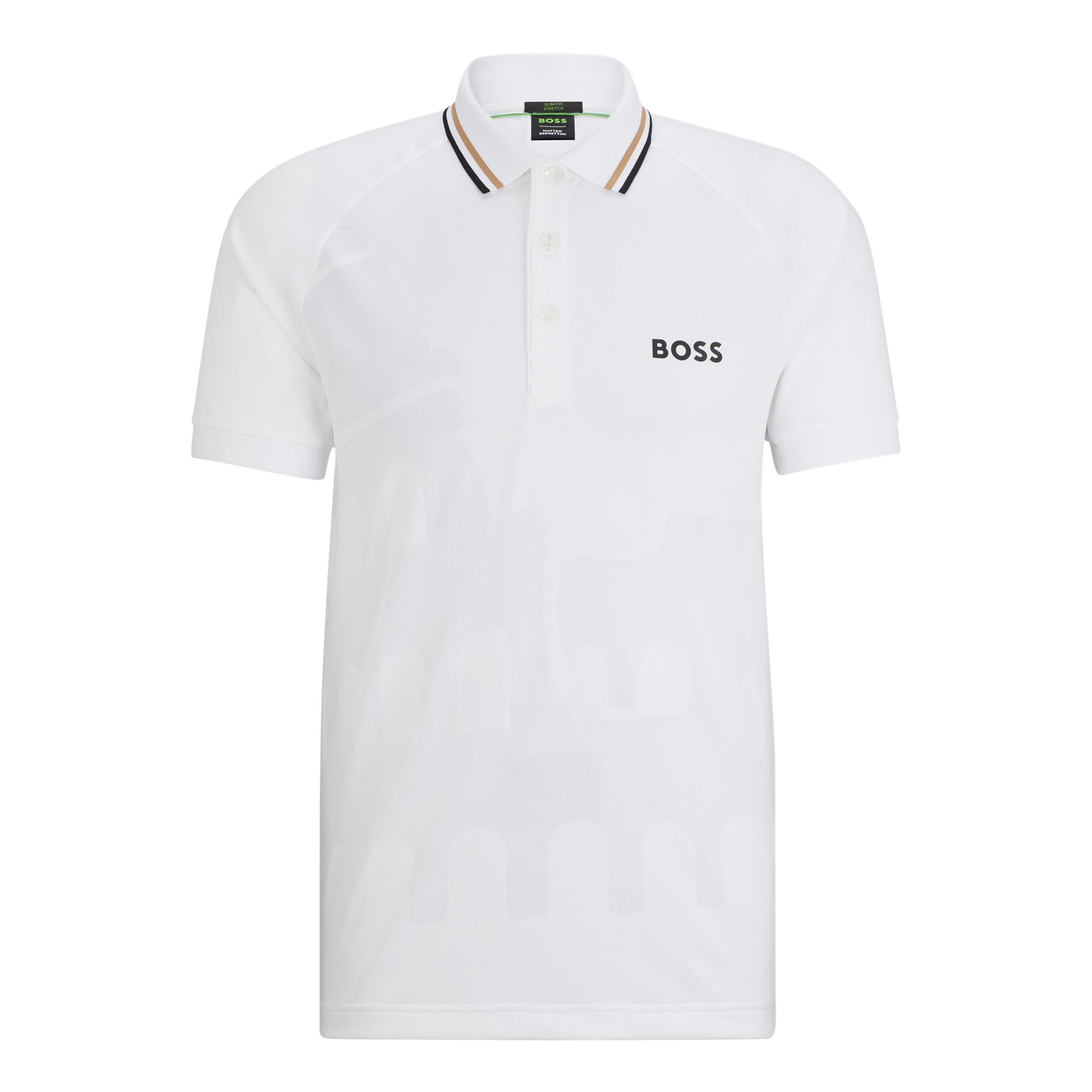 BOSS Patteo MB 14 Polo Hommes - Blanc