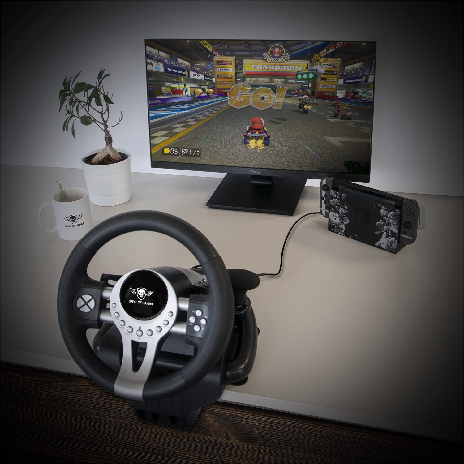 VOLANTE SPIRIT OF GAMER RACE WHEEL PRO 2 SOG-RWP2