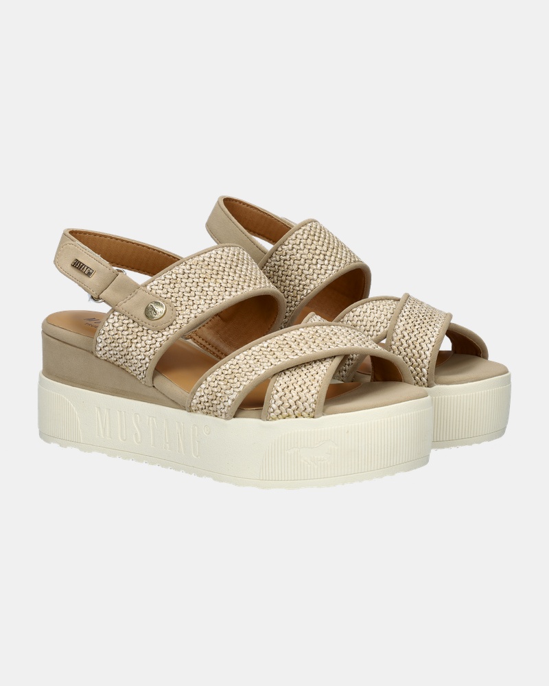 Mustang Sandalen  - beige