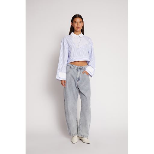 Munthe Shimo Bukser, Light Blue, 42