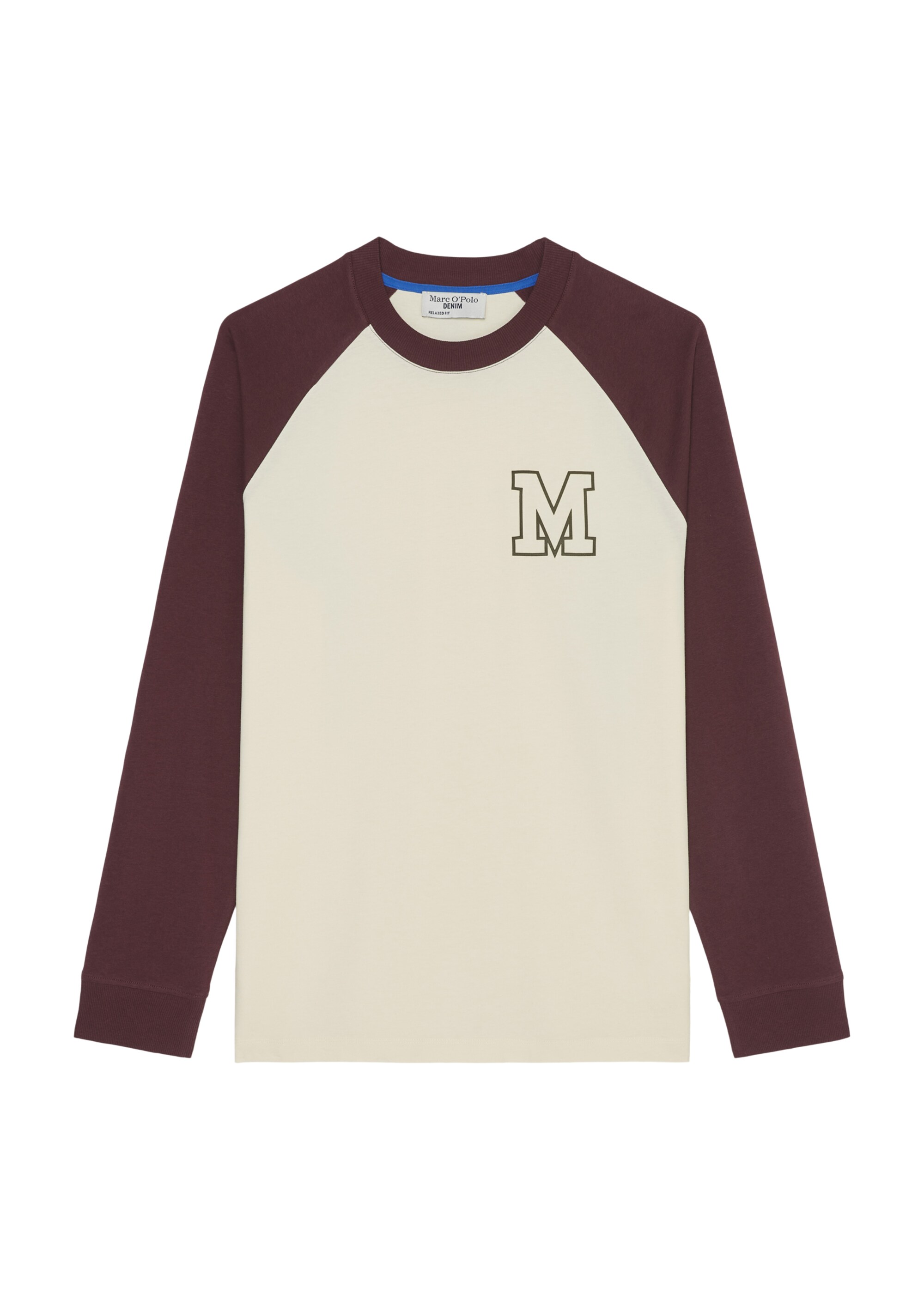 Heavy-Jersey-Longsleeve relaxed aus softer Bio-Baumwolle