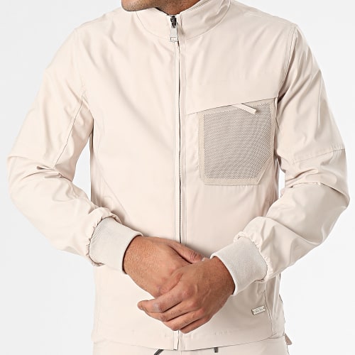 Ensemble Veste Et Pantalon Cargo Beige
