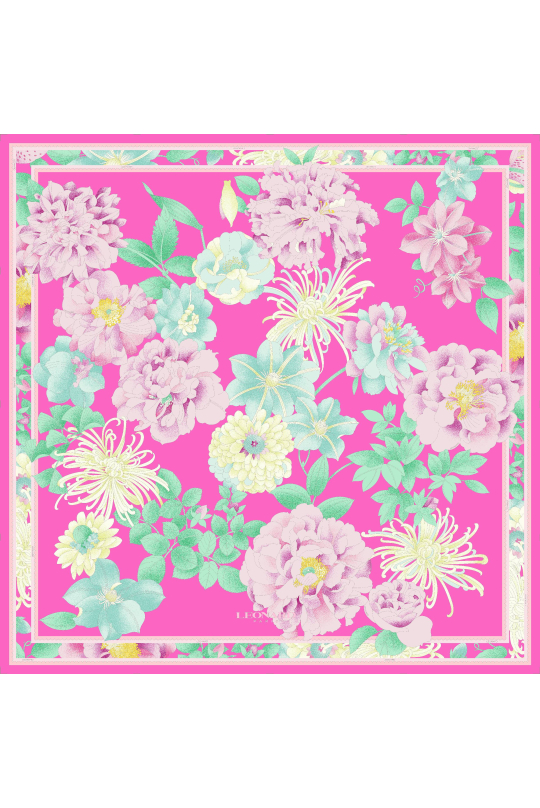 CARRE 90X90 EN TWILL DE SOIE