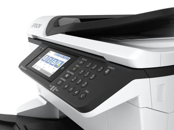 Epson WorkForce Pro WF-C878RDWF - Multifunktionsprinter - farve - blækprinter - A3 (297 x 420 mm) (original) - A3 (medie) - op til 22 spm (kopiering) - op til 24 spm (udskriver) - 335 ark - 33.6 Kbps - Gigabit LAN, Wi-Fi(n), USB 3.0, USB 2.0 vært