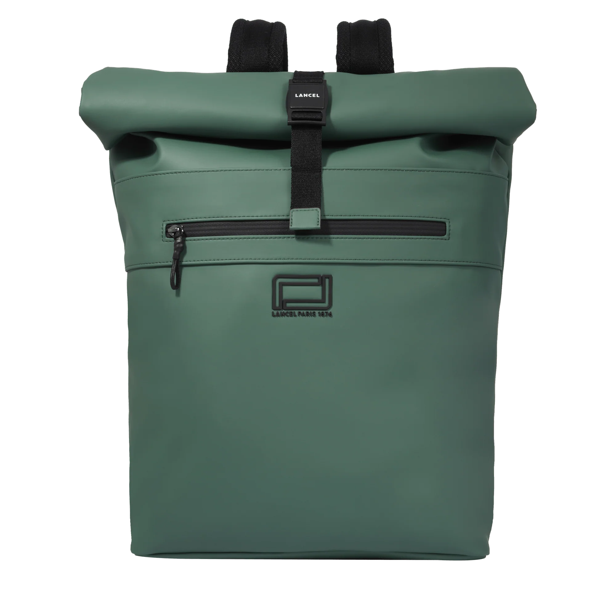 Roll-top backpack Victor de Lancel-Jade Fonce