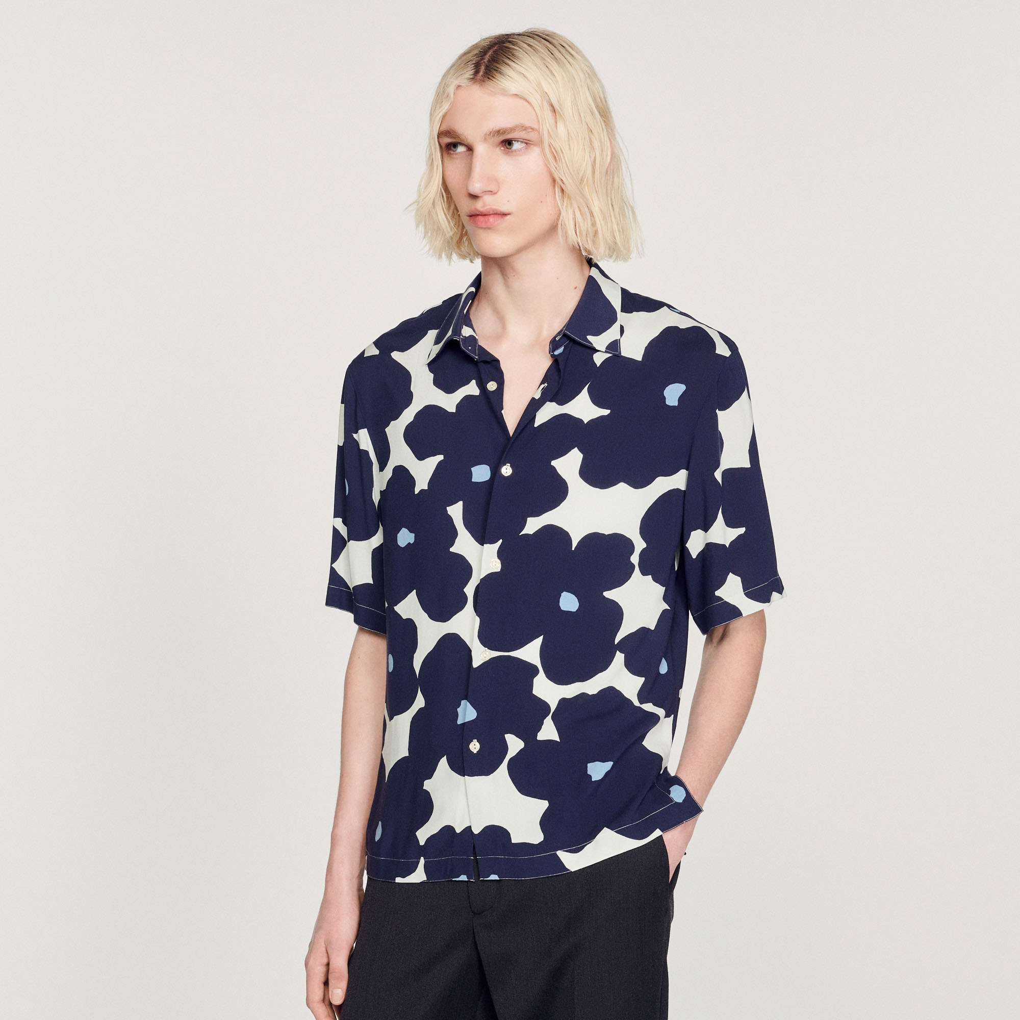 Chemise imprime fleurs