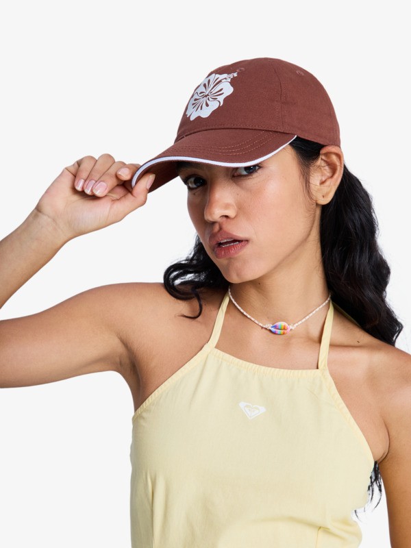 Live Forever Casquette Marron Femme