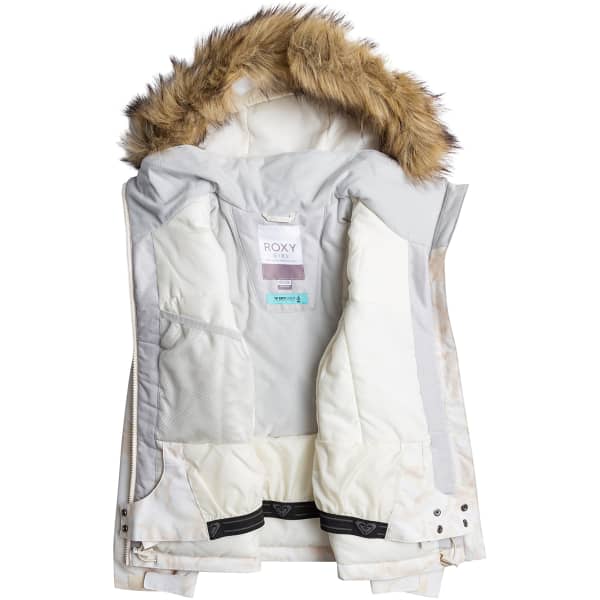 Veste de ski ROXY JET SKI GIRL JK SNJT EGRET GLOW