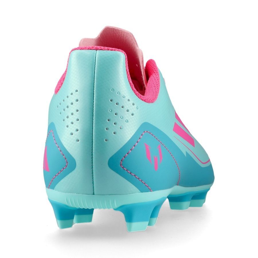 adidas F50 Messi Club FxG La Vida Tropical - Flash Aqua/Lucid Pink/Lucid Cyan Enfant