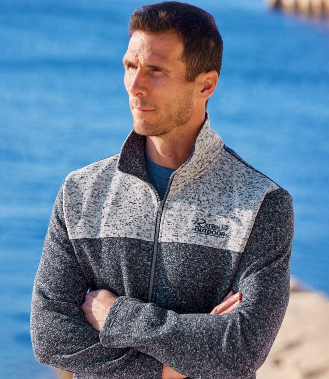 Gilet Molleton Zippé Spring Run