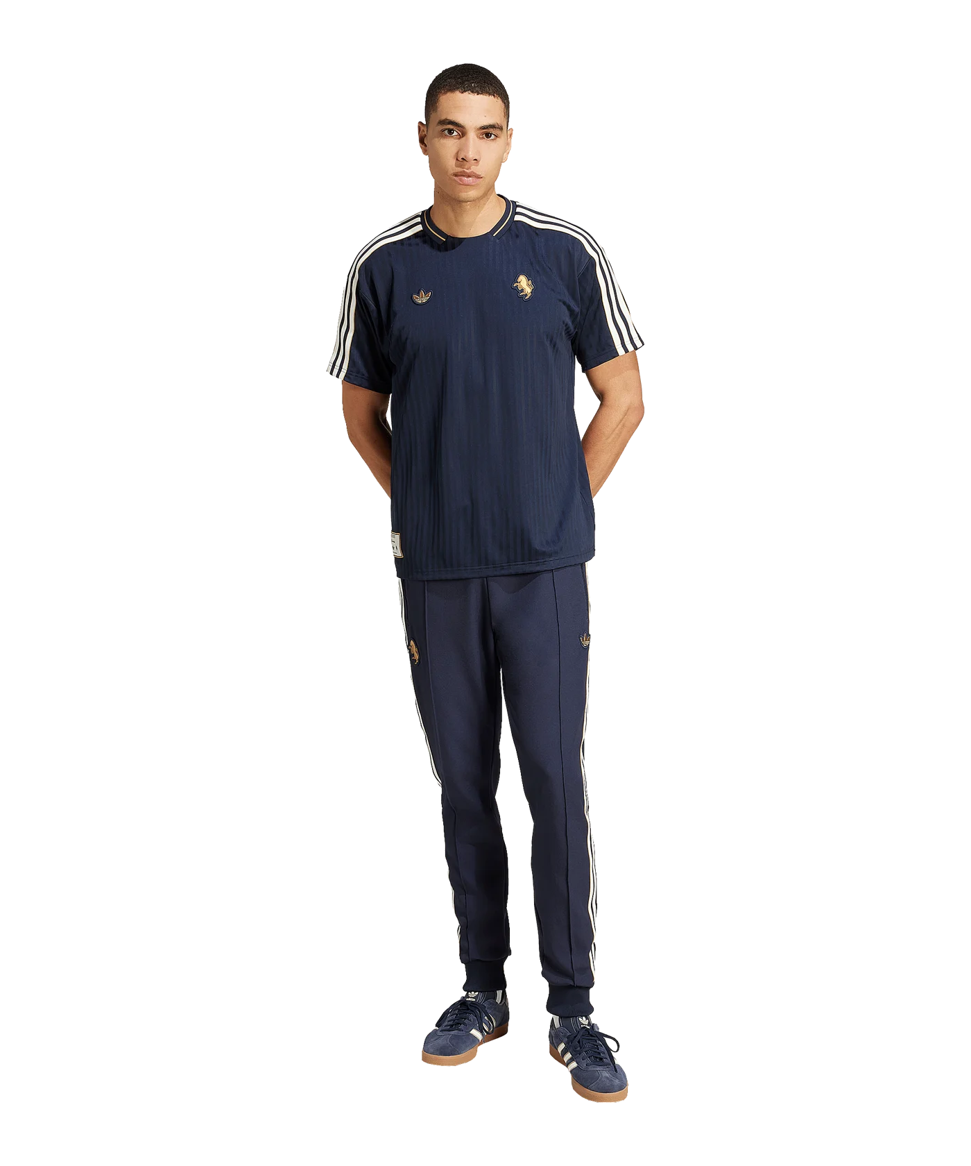 adidas Juventus Turin Terrace Icon Trikot Blau