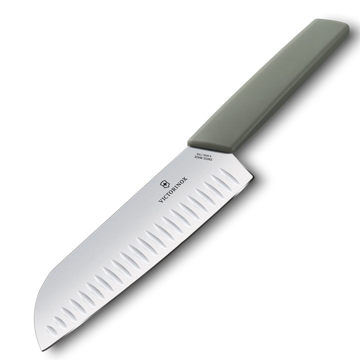 Swiss Modern Santokukniv 17 cm, Oliven