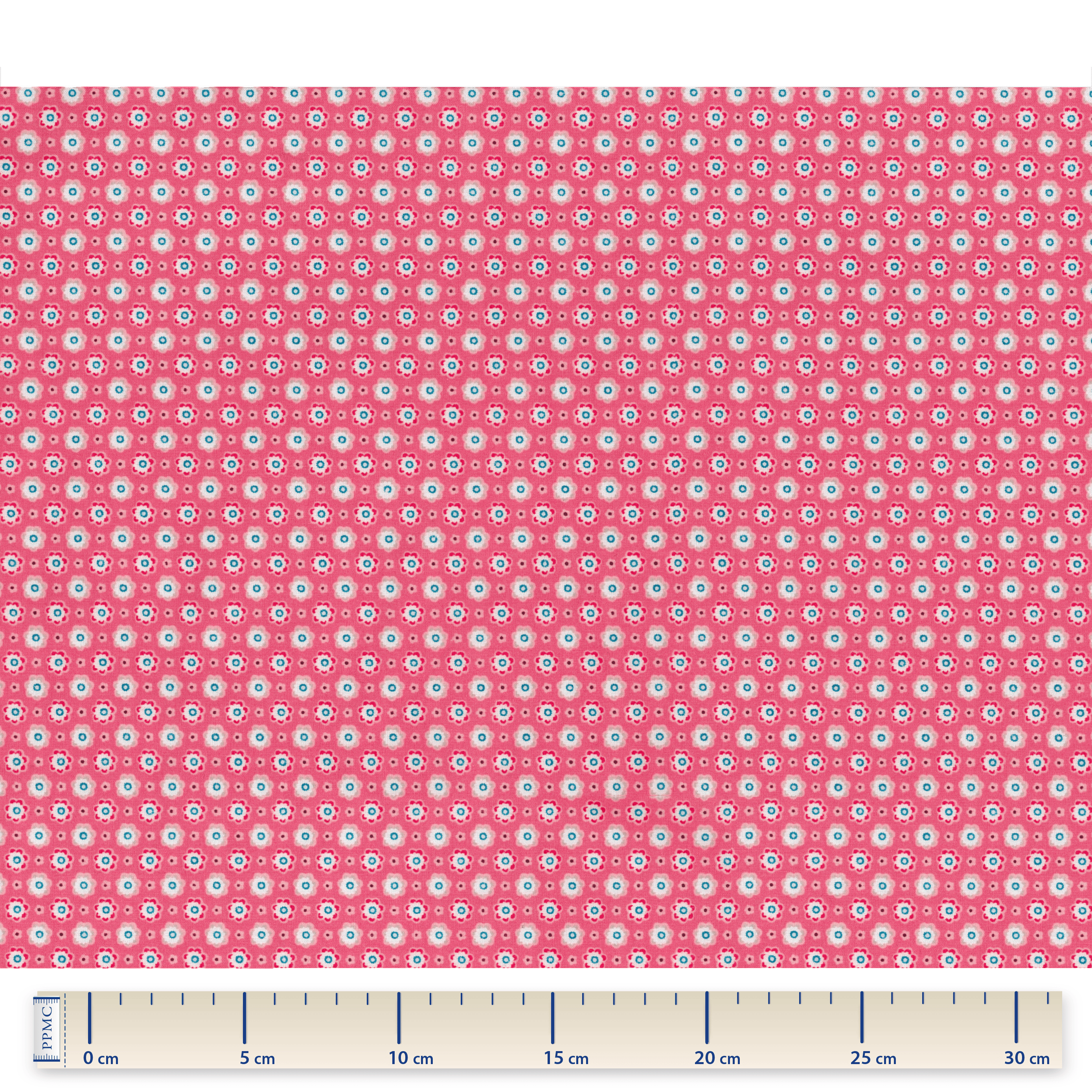 Tissu Enduit Au Mètre Fleurette Blush