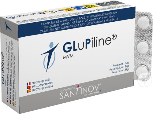 Santinov GluPiline MVM 60 Comprimés