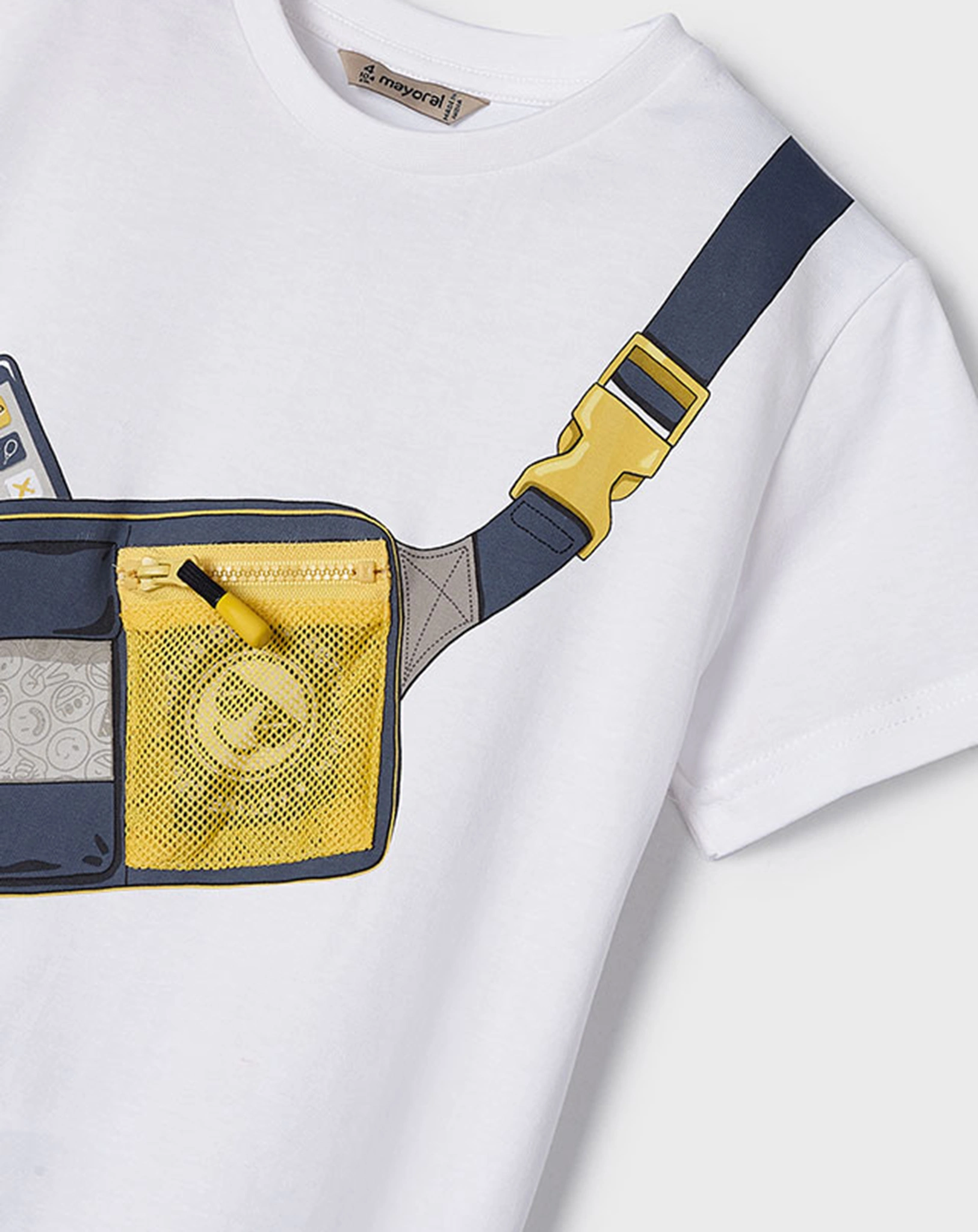 T-Shirt ACTIVE CREW BAG in weiß