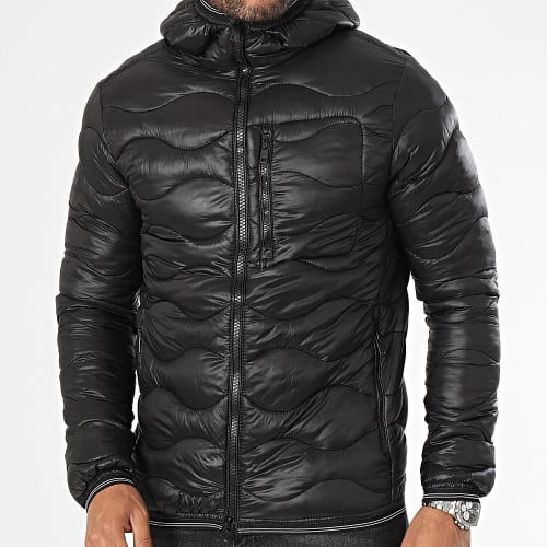 Doudoune Capuche Noir