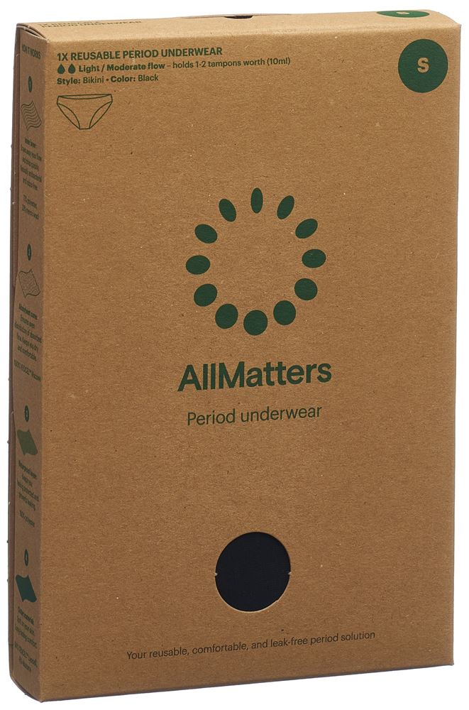 ALLMATTERS Periodenunterwäsche Slip S light/moderate Karton 1 Stk