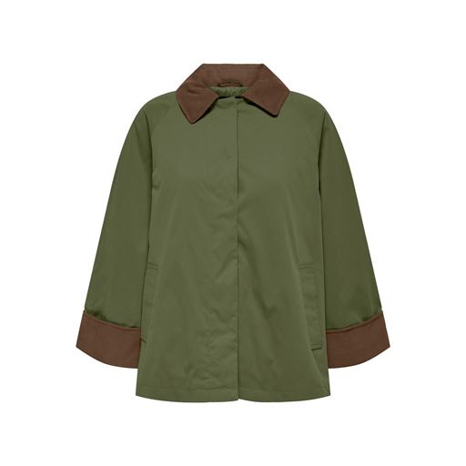 ONLY Orchid Mix Cordoroy Parka Jakke, Kalamata, L