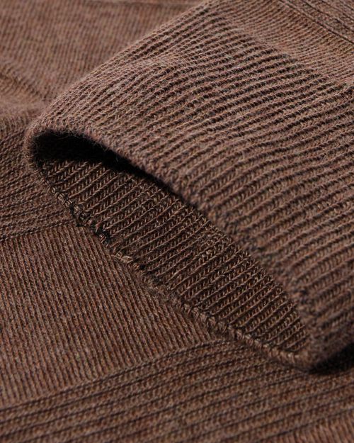 chaussettes homme 1 paire rayure 3D  marron