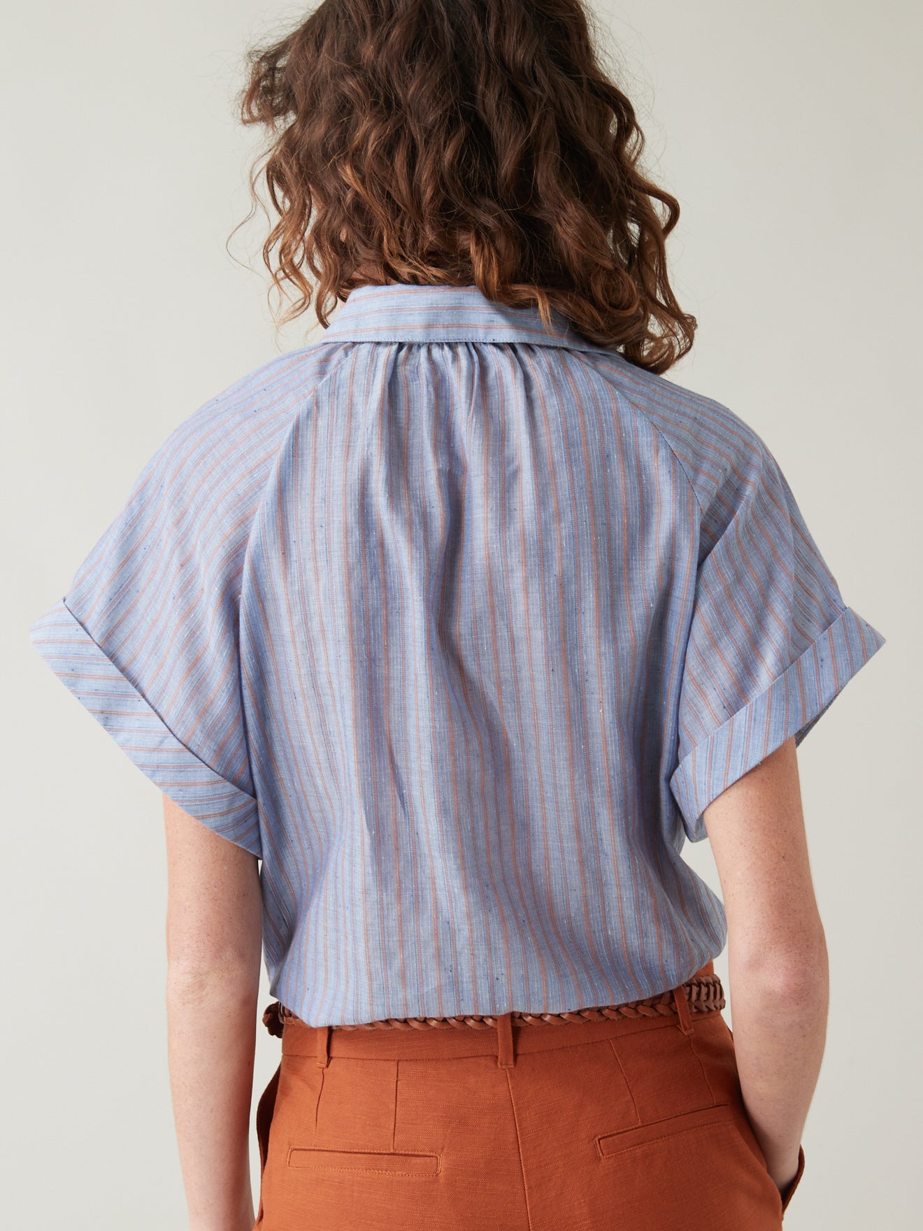 Top rayé femme